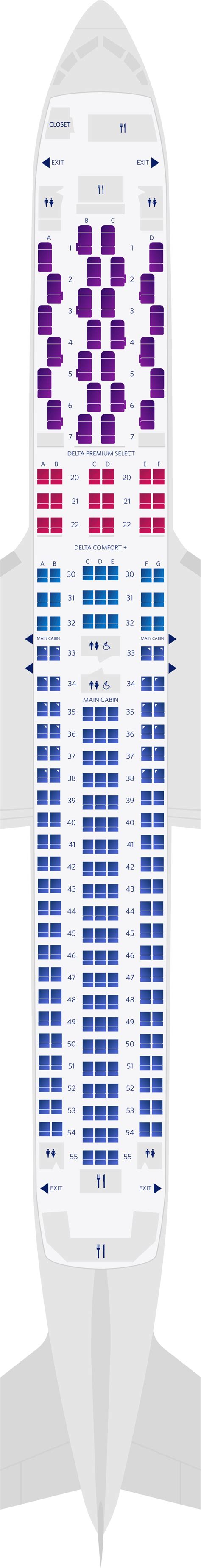 Delta Airlines Boeing 747 Seating Chart | Cabinets Matttroy