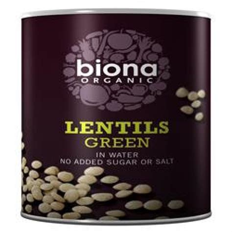 Biona Organic Green Lentils 400g