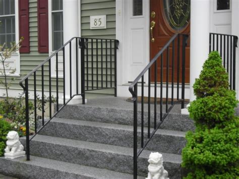 Black Front Porch Wrought Iron Railing — Randolph Indoor and Outdoor Design