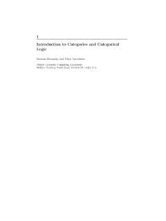 1 Introduction to Categories and Categorical Logic / 1-introduction-to ...