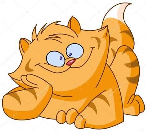 Smiling Fat cat Stock Vector Image by ©yayayoyo #88286066