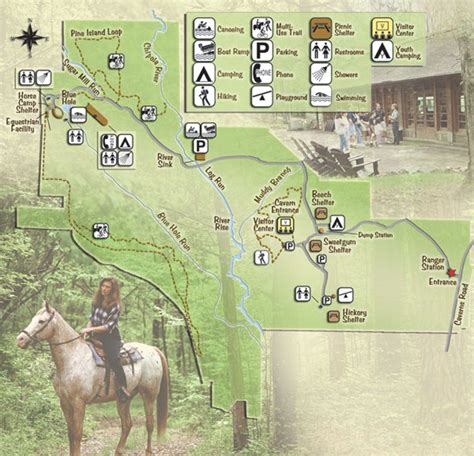 Florida Caverns State Park - Maplets - Florida Caverns State Park Map | Printable Maps