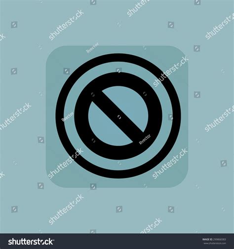 No Sign Circle Square On Pale Stock Vector (Royalty Free) 299868383 | Shutterstock