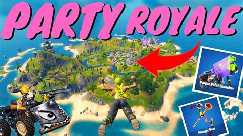 Fortnite * NEW PARTY ROYALE* Update! (NEW MAP & Items) - YouTube