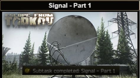 Signal Part 1 Escape From Tarkov Easy Quest Guide Under a Minute ...