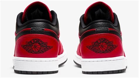 Jordan’s Iconic ‘Bred’ Colourway Gets Inverted On The AJ1 Low ‘Banned ...