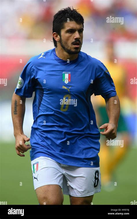 GENNARO GATTUSO ITALY & AC MILAN WORLD CUP FRITZ-WALTER STADION ...