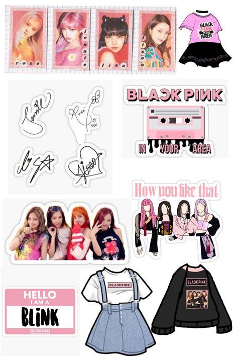 Blackpink cute stickers printable | Printable stickers, Cute stickers, Black pink