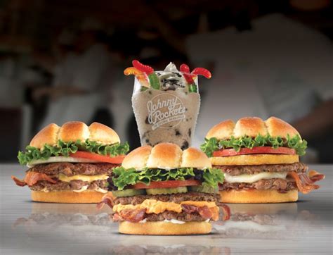 Johnny Rockets New Stuffed and Double-Stacked Burgers