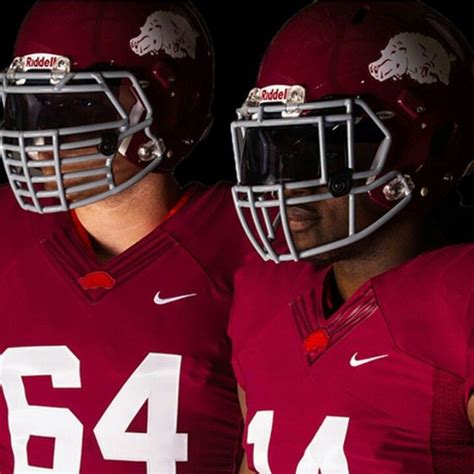 Arkansas throwback uniforms | Football helmets, Football uniforms, Football