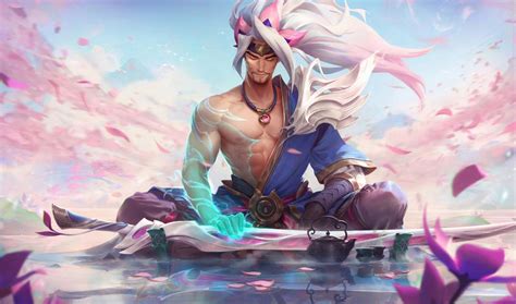 Spirit Blossom Yasuo :: League of Legends (LoL) Champion Skin on MOBAFire