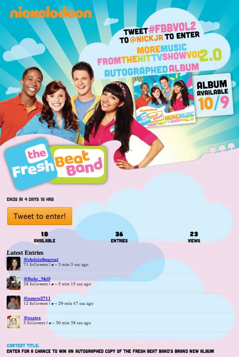 Trendsetter teams up with Nickelodeon's The Fresh Beat Band