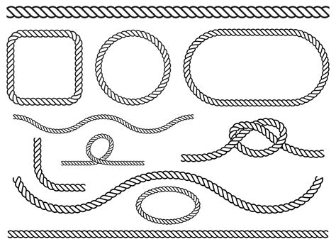 Twisted Rope Clipart Dividers