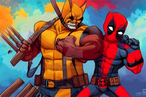 The wolverine and Deadpool fan Art 4 by MarkDeuce on DeviantArt