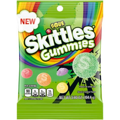 Skittles Sour Gummies Chewy Candy Assortment Bag, 5.8 oz - Fred Meyer