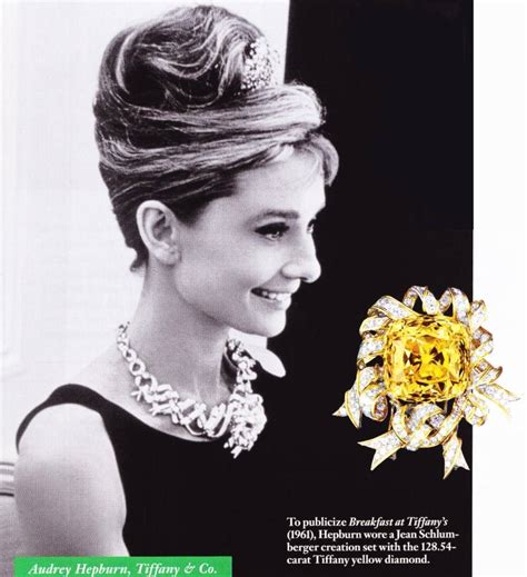 breakfast at tiffanys audrey hepburn yellow diamond necklace ...