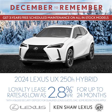 Lexus Specials at Ken Shaw Lexus Toronto Lexus Dealer ON.