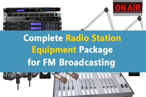 Complete Radio Station Equipment Package for FM Broadcasting | FMUSER