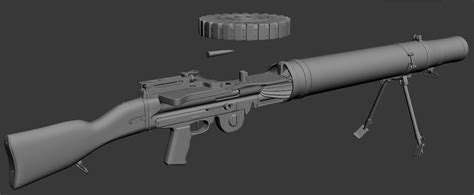 [WIP] Lewis Gun — polycount