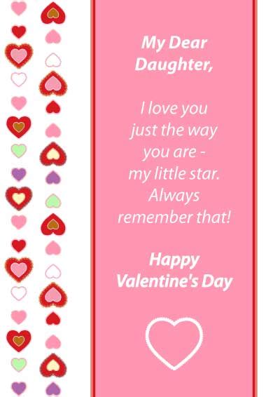 Printable Valentine Cards for Son and Daughter