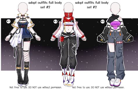 Set Price Adoptable outfits full body#2 [CLOBSED|] by peazecy on DeviantArt