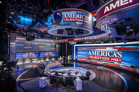 Fox News Studio F Broadcast Set Design Gallery