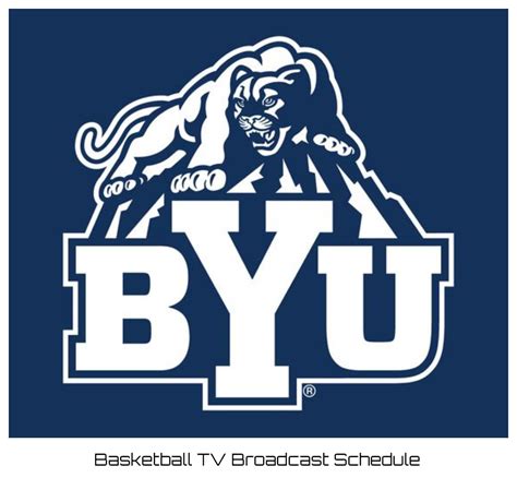 BYU Cougars Basketball TV Broadcast Schedule 2022-23 | Printable PDF