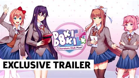 Doki Doki Literature Club Plus - Exclusive Gameplay Trailer [Play For All 2021] - YouTube