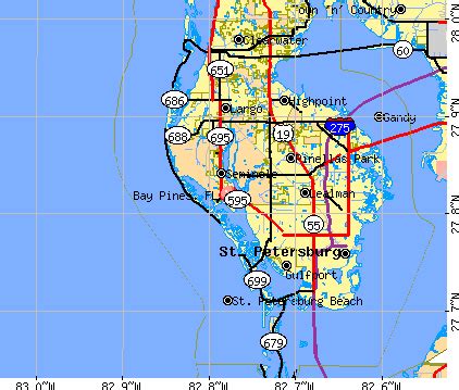 Bay Pines Va Map - California southern Map