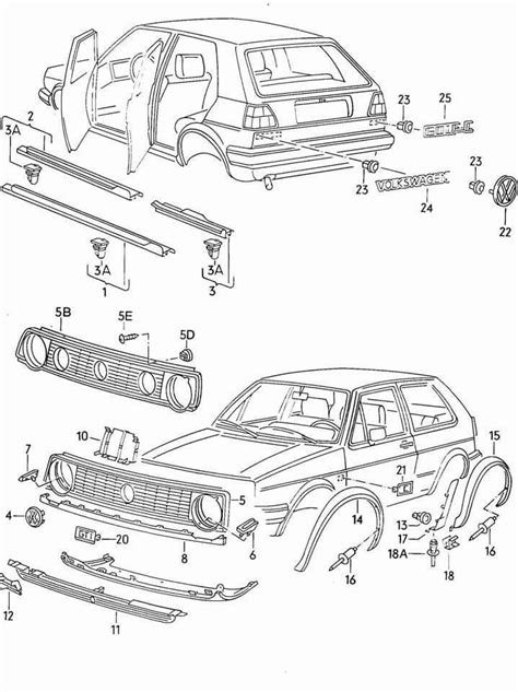 Golf MK2 parts | Autos y motocicletas, Vinilos para autos, Coches buenos