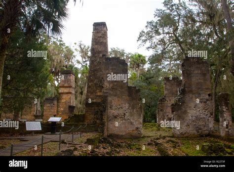 Bulow Plantation ruins, Florida Stock Photo - Alamy