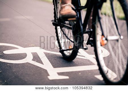 City Bicycle Riding On Image & Photo (Free Trial) | Bigstock