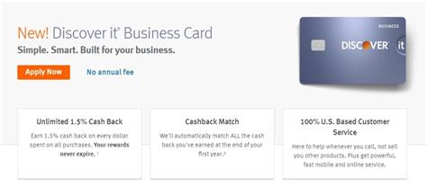 New Discover Business card: effective 3% back first year