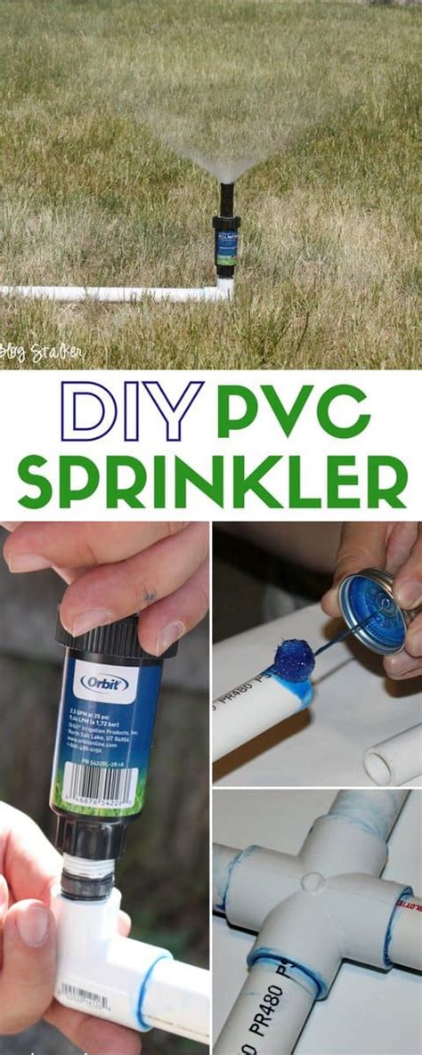 Simple DIY PVC Sprinkler - The Crafty Blog Stalker