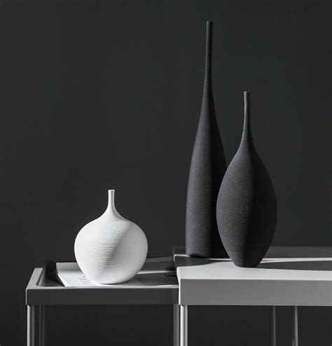 White Ceramic Vases, Ceramic Flower Pots, White Vases, Porcelain Vase, White Porcelain, Handmade ...