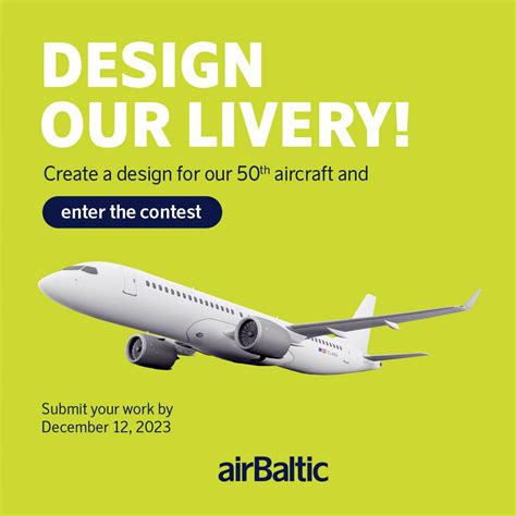 Join the airBaltic Livery Design Contest, if you win, your design will ...