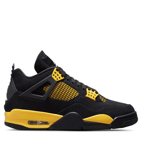 AIR JORDAN 4 RETRO 'THUNDER' Black/White-Tour Yellow | SUBTYPE