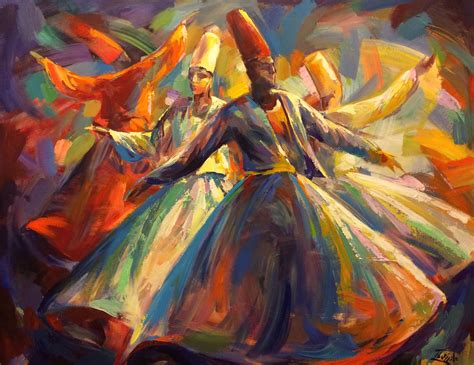 Whirling Dervish Painting at PaintingValley.com | Explore collection of ...