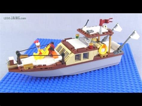 LEGO classic wooden powerboat MOC - YouTube