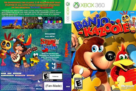 Banjo-Kazooie Xbox 360 cover by Shortshaker on DeviantArt