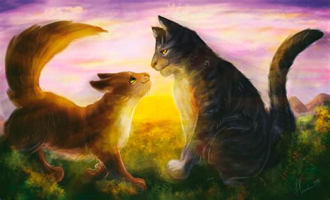 Squirrelflight and Brambleclaw by Haneko-san on DeviantArt