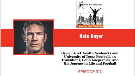 Nate Boyer, Seattle Seahawks and Univ. Of Texas Football Player, Green Beret and Renaissance Man ...