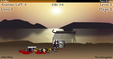 Screenshot of Achilles (Browser, 2008) - MobyGames