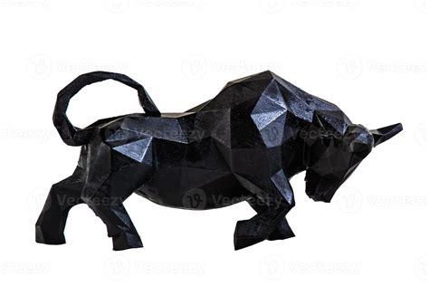 black bull on white background 19627474 Stock Photo at Vecteezy