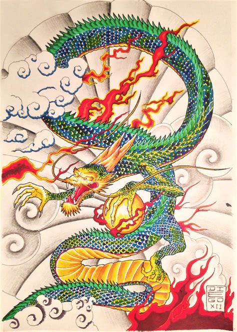 Japanese dragon by Zetas-Art on DeviantArt