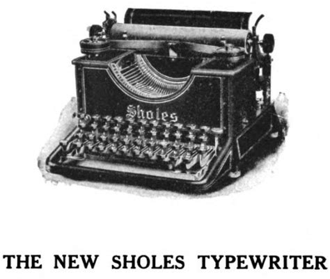 oz.Typewriter: Whatever Happened To The 'New' Sholes Typewriter?