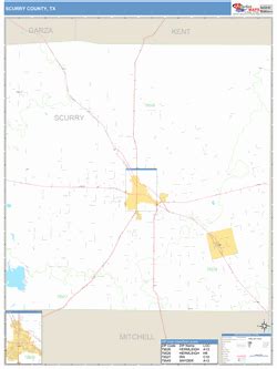 Scurry County, TX Map Book (Basic Style)