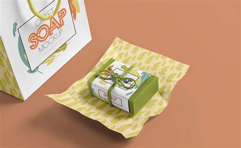 Free Soap Bar Sleeve Mockup (PSD) - Psfreebies