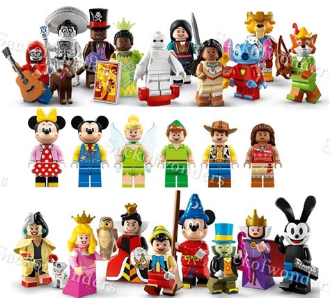 LEGO 71038 DISNEY 100 ~ Series 3 Minifigures Wizard Mickey, Baymax ...