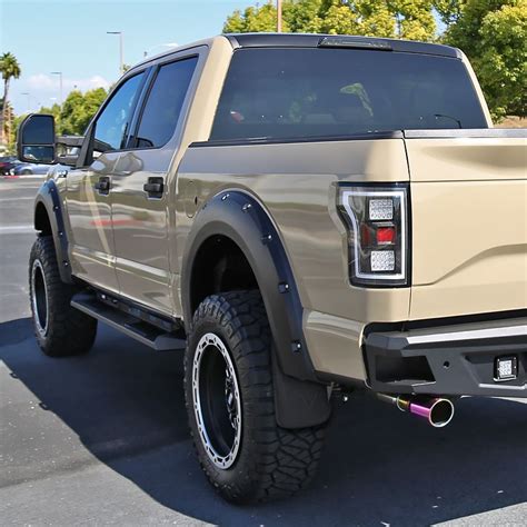 2015-2016 Ford F-150 Mud Flaps for Fender Flares - MUD-F15015B-MP